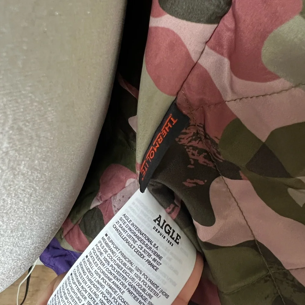 Aigle Purple Goretex Parka - Picture 7 of 14